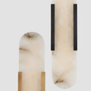 Ljojo Marble LED Sconce: Modern Stone Wall Light for Home, Hotel, Bathroom