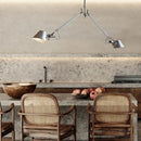 Ljojo Long Arm Aluminium Pendant Light Modern Hanging Lamp E27 Bulb Dining Room Bedroom