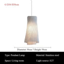 Italian Stainless Steel Pendant Lights Modern Hanging Chandeliers for Living Room Kitchen - Ljojo