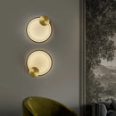 Nordic Brass Ring LED Wall Lights | Art Deco Sconce for Home & Dining Room By Ljojo