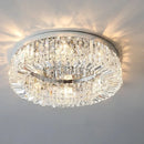 Ljojo Luxury Crystal Ceiling Lights Chrome/Gold LED Lamps for Home & Hotel Decor
