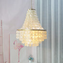 Ljojo Luxury Shell Ceiling Chandelier for Home Decor - Modern & Elegant Lighting Solution