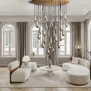 Ljojo Luxe Chandelier: Elegant High-Grade Lighting for Bedroom, Living Room, Restaurant, Bar