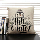 Animal Penguin Cushion Cover 45x45, Ljojo Brand - Cute & Funny Decorative Pillowcase
