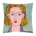 Ljojo Matisse Portrait Art Printed Cushion Cover 45X45cm