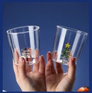 Ljojo 3D Christmas Theme Glass Mug Cup - 300ml - Creative Gift for Girls, Kids, Lovers