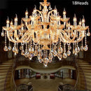 K9 Crystal Candle Chandelier Light: Elegant Decor for Living Room by Ljojo