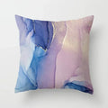 Ljojo Marble Ocean Sea Pattern Polyester Throw Pillow Cover - Home Sofa Decor