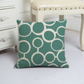 Blue Arrow Geometric Petal Linen Pillowcase by Ljojo