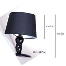 Ljojo LED Resin Fabric Wall Lamp for Porch Bedroom Living Room Hotel