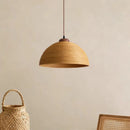Nordic Style Handmade Wicker Chandelier LED Pendant Light for Living Room by Ljojo