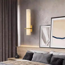 Natural Marble Wall Lamp Copper Color for Living Room by Ljojo