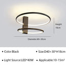 Modern Round LED Ceiling Light for Bedroom Living Room Dining Room by Ljojo
