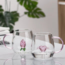 Ljojo 3D Animal Glass Mug Cup for Girls Kids Lovers Wedding Gift