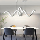 Aluminum Dining Island Pendant Lamp: Modern LED Luminaires by Ljojo