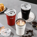 Ljojo 500ml Stainless Steel Thermal Coffee Mug Insulated Water Cup Double Wall Drinkware