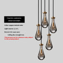 Ljojo Modern E14 Water Droplets Crystal Chandelier for Living Rooms and Hotels