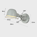 Ljojo LED Wall Lamp Loft Retro Adjustable Wall Lights for Bedroom Reading Lamps