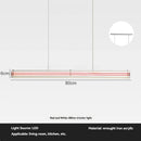 Ljojo Modern Minimalist Red Studio Pendant Light for Home Kitchen Dining Room