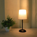 Fabric Table Lamp Warm Light LED Modern Minimalist Home Decor Ljojo Aesthetically Pleasing Lighting