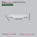 Ljojo Long Strip LED Ceiling Lamp for Modern Minimalist Living Room Lighting
