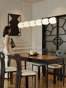 French Cream Style Pendant Light Glass Lamp for Living Room Terrace Tea Room by Ljojo
