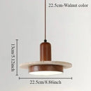 Natural Stone Wooden LED Ceiling Chandelier Pendant Light | Home Decor Ljojo