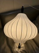Ljojo Japanese Wabi-Sabi Silk Lantern Chandelier Medieval Retro Hanging Lamp