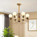 Modern Glass Ball LED Chandelier | Living Dining Room Kitchen Pendant Lights by Ljojo