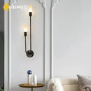 Ljojo Minimalist Gold Black G9 Wall Sconces for Bedroom Stairway Balcony