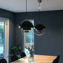 Ljojo Danish Deformed Ball Pendant Light Chandelier for Bedroom Kitchen Living Room Dining Area