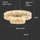 Ljojo Luxury Marble LED Chandelier for Dining Room