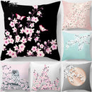 Cherry Blossoms Decorative Pillowcases by Ljojo