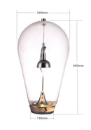 LED Bulb Table Lamp Light Magnetic Gravitational Bedroom Study Bedside Reading Desk Light by Ljojo