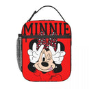 Ljojo Minnie Mouse Lunch Bag Insulated Cooler Thermal Bento Box School Office