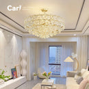 Ljojo French Luxury Crystal Chandelier for Romantic Master Bedroom and Grand Dining Room