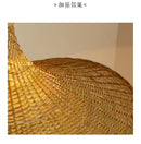Natural Wicker Rattan Pendant Light Hand Knit Braided Ceiling Lamp by Ljojo