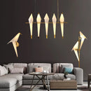 Ljojo Luxury Bird Chandelier Pendant Lamp for Restaurant Living Room Decoration