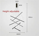 Ljojo Minimalist Duplex LED Chandelier for Living Room, Restaurant, Villa Hall