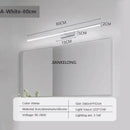 LED Wall Lamp 40/80/100cm Modern Mirror Decor Lighting Strip for Bathroom by Ljojo