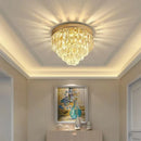LED Crystal Corridor Light - Modern Red Rotating Entrance Ceiling Wardrobe Ljojo