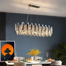 Ljojo Luxury Crystal LED Chandelier for Home Decor & Living Room