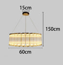 Ljojo LED Chandeliers for Modern Living Room Ceiling Lighting