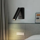 Ljojo LED Wall Lamp Rotating Reading Light for Bedroom Hotel Living Room