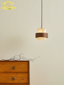 French Medieval Marble LED Bedside Lamp for Bedroom Study by Ljojo