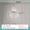 French Luxury Crystal Chandeliers for Living Room Decor by Ljojo