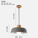 Nordic Style Chandelier: Modern Solid Wood Lamps by Ljojo