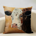 Ljojo Linen Farm Animals Cushion Cover 45x45CM - High-quality Bedroom Decor