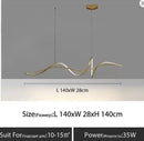 Ljojo Minimalist LED Pendant Lights for Dining Room, Restaurant, and Living Room