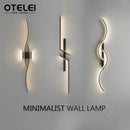 Ljojo LED Wall Lamp with Remote Control Dimming - Modern Home Lighting